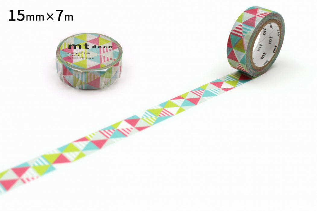 ＭＴ　１Ｐしまさんかく・ピ MT01D289R カモ井加工紙 マスキングテープ Kamoi 4971910274460