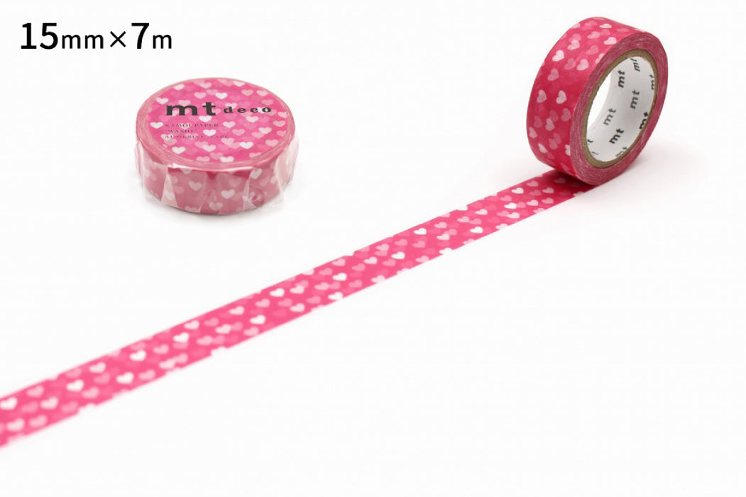 カモ井 ハート・スポット MT01D331R カモ井加工紙 マスキングテープ Kamoi MT01D331R　4971910274507