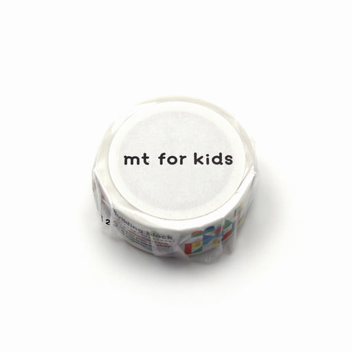 カモ井加工紙 マスキングテープ Kamoi mtマスキングテープ for kids 積み木 MT01KID026 カモ井加工紙 マスキングテープ Kamoi 4971910211441