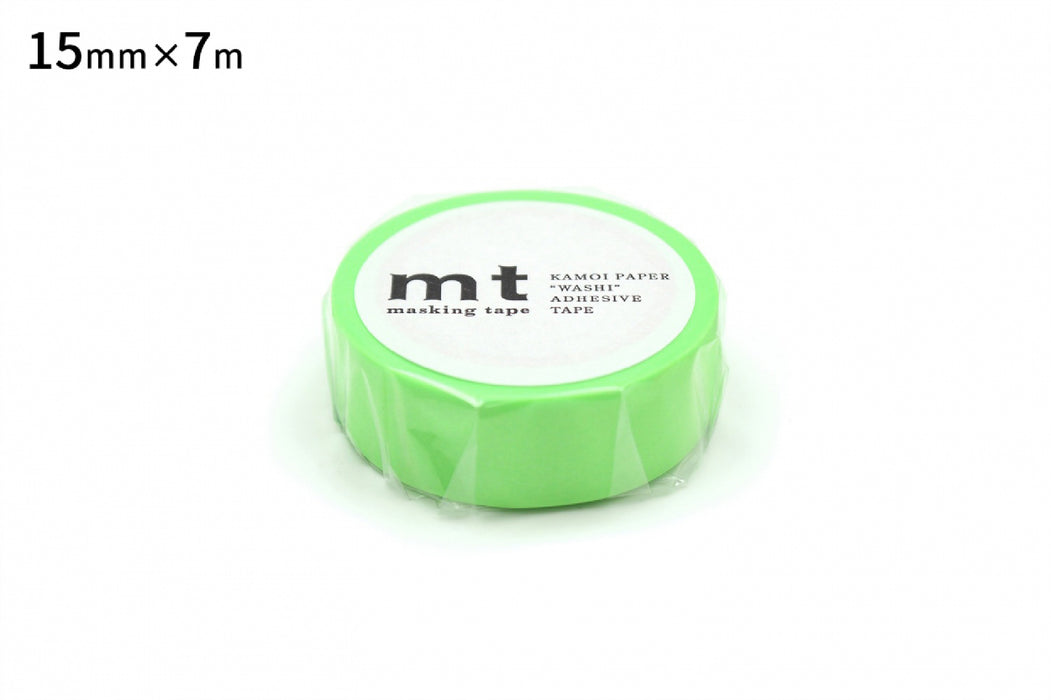 ＭＴ１Ｐショッキンググリーン MT01P211R カモ井加工紙 マスキングテープ Kamoi 4971910271056