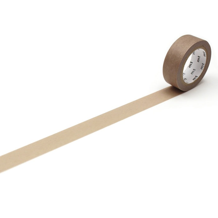 スモーキーベージュ　 MT01P517 カモ井加工紙 マスキングテープ Kamoi 4971910286937