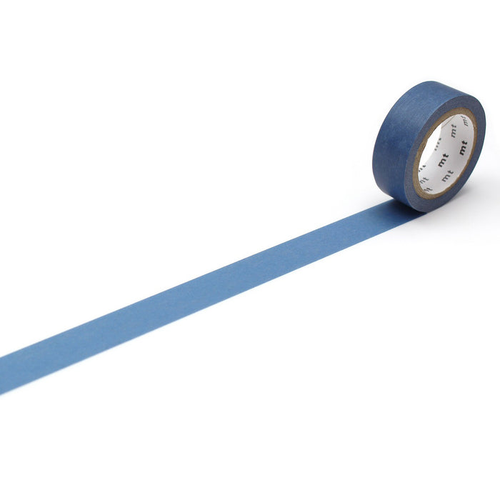 スモーキーブルー　 MT01P521 カモ井加工紙 マスキングテープ Kamoi 4971910286975