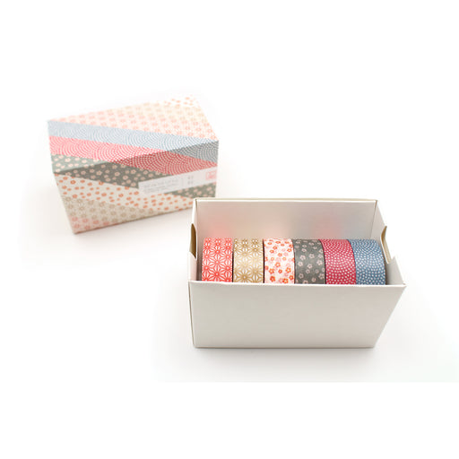 和紋・伍　 MT06P005R カモ井加工紙 マスキングテープ Kamoi 4971910281192（10セット）