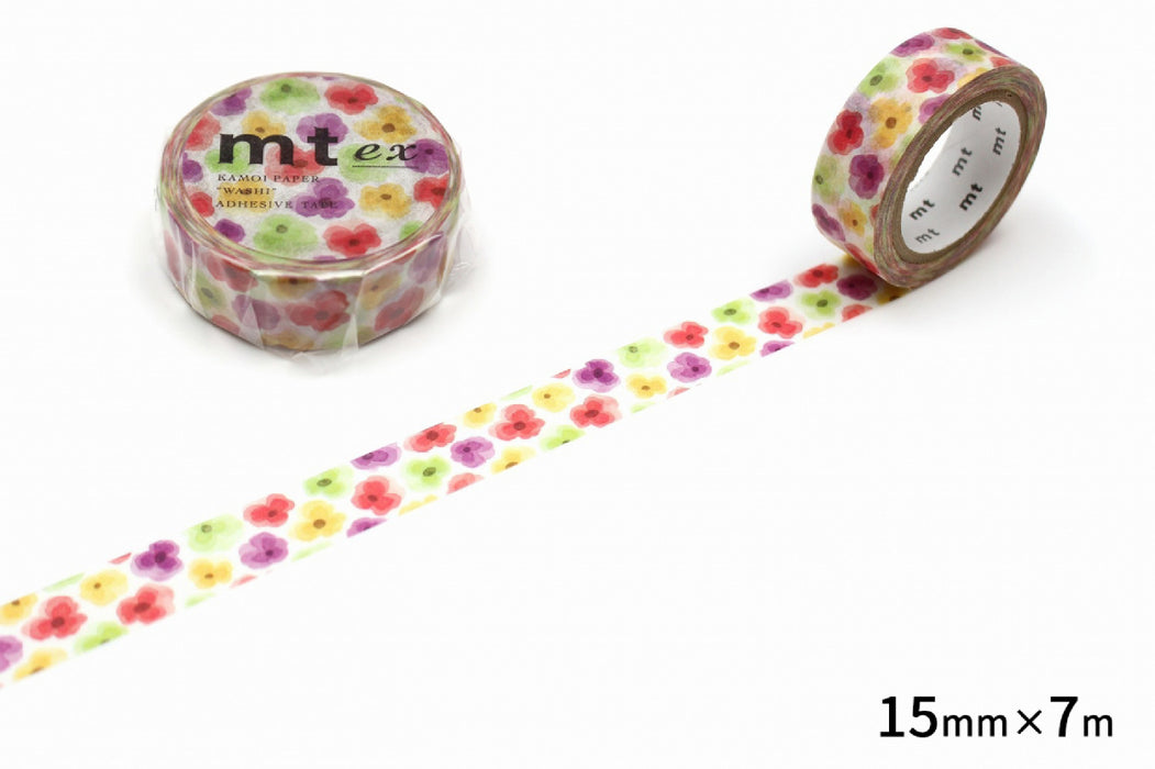 カモ井 パンジー MTEX1P149R カモ井加工紙 マスキングテープ Kamoi MTEX1P149R（10セット）