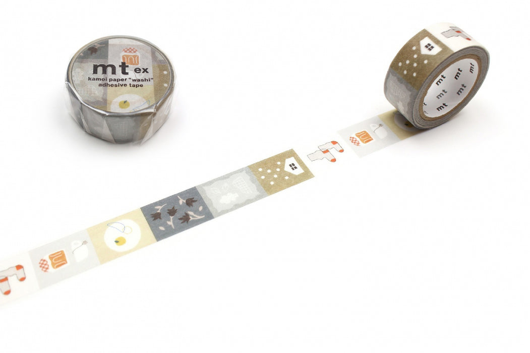 カモ井加工紙 マスキングテープ Kamoi　ＭＴ　ＥＸ　秋冬モチーフ MTEX1P2134971910298633