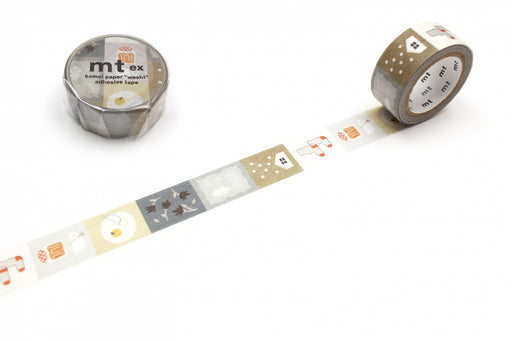 カモ井加工紙 マスキングテープ Kamoi　ＭＴ　ＥＸ　秋冬モチーフ MTEX1P2134971910298633