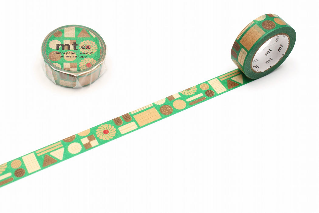 カモ井加工紙 マスキングテープ Kamoi　ＭＴ　ＥＸ幾何学クッキーMTEX1P2174971910312568