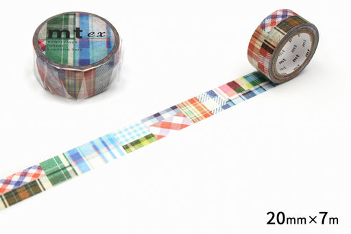 カモ井 パッチワーク MTEX1P63R カモ井加工紙 マスキングテープ Kamoi MTEX1P63R（10セット）