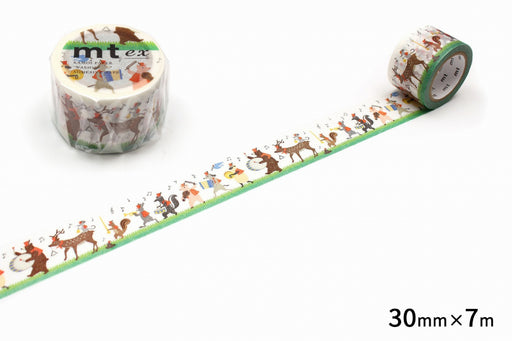 カモ井 鼓笛隊 MTEX1P89R カモ井加工紙 マスキングテープ Kamoi MTEX1P89R