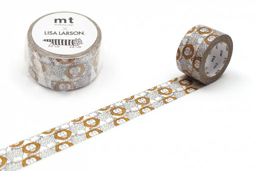 リサラーソン　ライオン　 MTLISA18 カモ井加工紙 マスキングテープ Kamoi 4971910287262