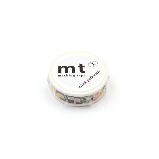 マスキングテープ mt x ミナ ペルホネン 1p ring・vivid  x  mtmina07 カモ井加工紙 マスキングテープ Kamoi 4971910179314