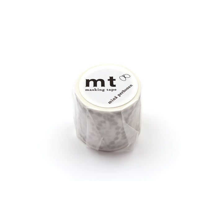 カモ井 mt マスキングテープ mt ミナペルホネン tambourine grande・silver MTMINA31(1個) カモ井加工紙 マスキングテープ Kamoi 4971910208007