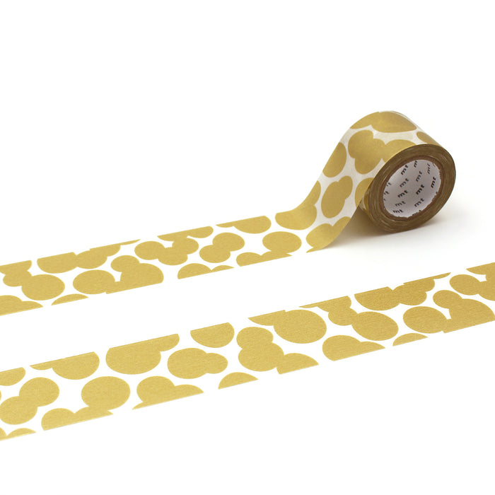 カモ井加工紙 マスキングテープ Kamoi mtマスキングテープ ×ミナペルホネン soda water・gold MTMINA32 カモ井加工紙 マスキングテープ Kamoi 4971910208014