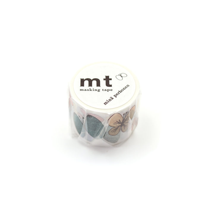 ＭＴミナペルホネンＦＬＵＴＴＥＲ MTMINA41 カモ井加工紙 マスキングテープ Kamoi 4971910276839（10セット）