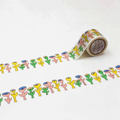 ＭＴミナペルホネンＢＬＯＯＭ MTMINA42 カモ井加工紙 マスキングテープ Kamoi 4971910276846（10セット）