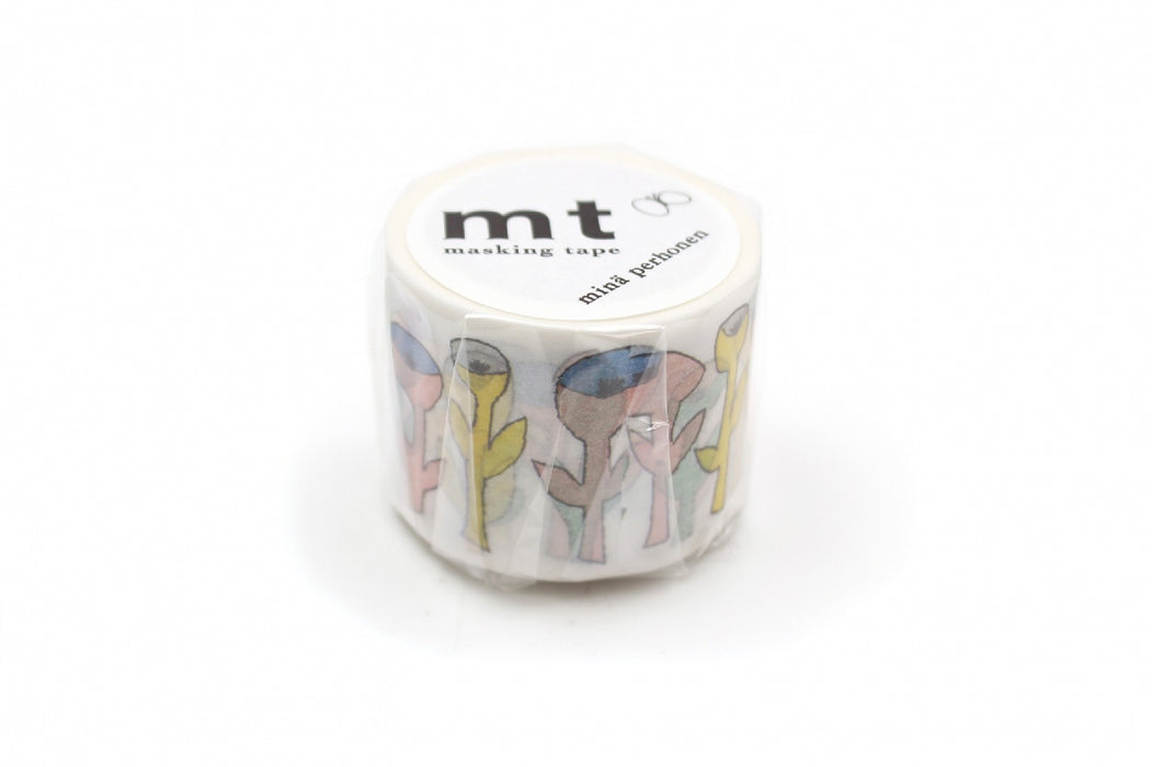 ＭＴミナペルホネンＢＬＯＯＭ MTMINA42 カモ井加工紙 マスキングテープ Kamoi 4971910276846（10セット）