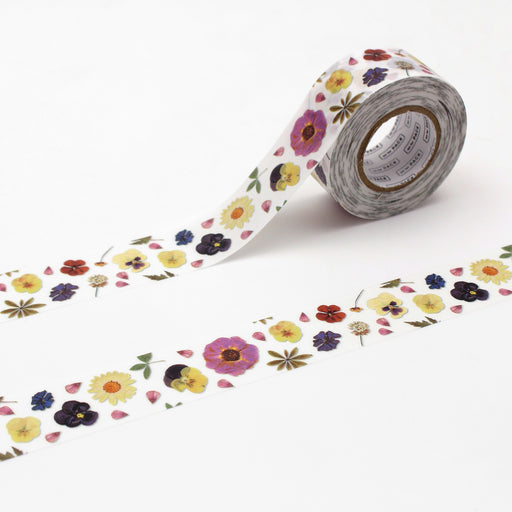 カモ井加工紙 マスキングテープ Kamoi mt for PACK 押し花 MTPACK09 カモ井加工紙 マスキングテープ Kamoi 4971910213803（10セット）