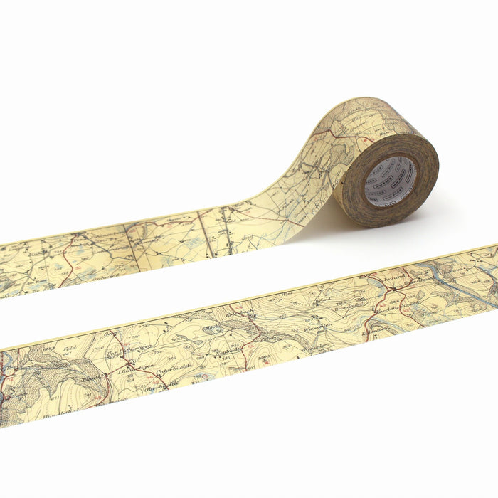 カモ井加工紙 マスキングテープ Kamoi mt for PACK 地図・ヴィンテージ MTPACK13 カモ井加工紙 マスキングテープ Kamoi 4971910231418