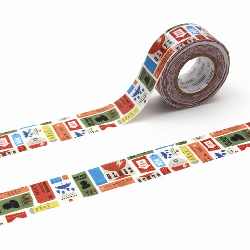 カモ井加工紙 マスキングテープ Kamoi mt for PACK ケアタグ MTPACK16 カモ井加工紙 マスキングテープ Kamoi 4971910231449（10セット）