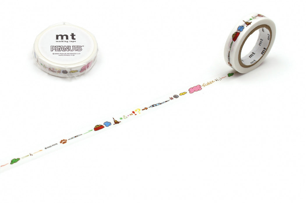 カモ井加工紙 マスキングテープ Kamoi　ピーナッツ・オーナメントMTPNUT07 4971910287613（10セット）