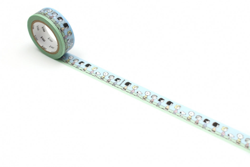 カモ井加工紙 マスキングテープ Kamoi　ＭＴ　ＰＥＡＮＵＴＳ　行列MTPNUT13 4971910288481