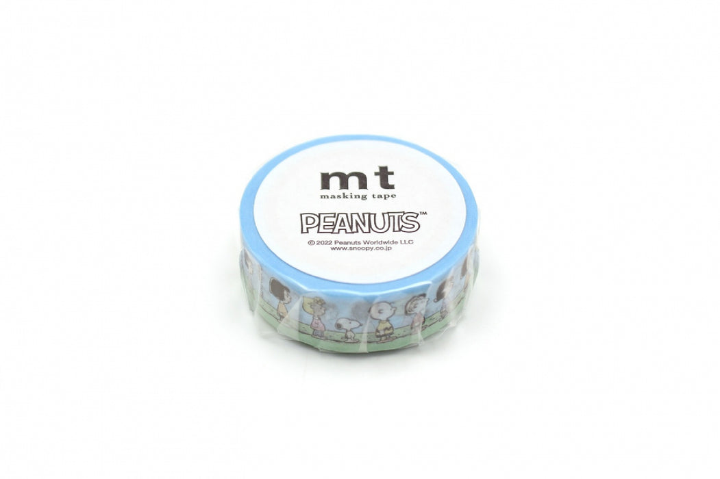 カモ井加工紙 マスキングテープ Kamoi　ＭＴ　ＰＥＡＮＵＴＳ　行列MTPNUT13 4971910288481