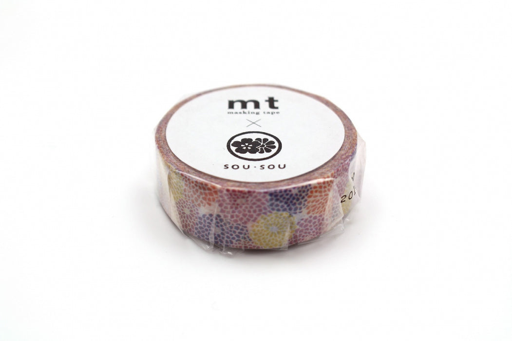 カモ井 SOU・SOU MTSOU09 カモ井加工紙 マスキングテープ Kamoi 4971910263112（10セット）