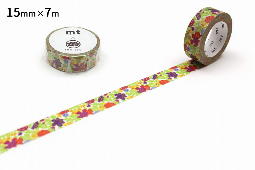 カモ井 とり MTSOU19 カモ井加工紙 マスキングテープ Kamoi MTSOU19　4971910278550（10セット）