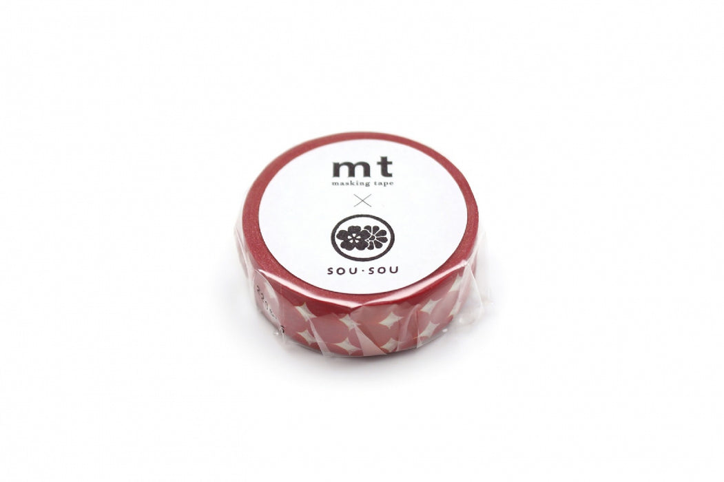 カモ井加工紙 マスキングテープ Kamoi　ＳＯＵ・ＳＯＵおはじきMTSOU244971910295946（10セット）