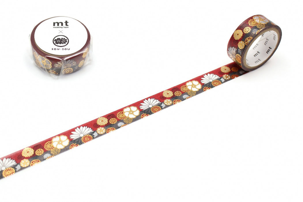 カモ井加工紙 マスキングテープ Kamoi　金襴緞子（きんらんど MTSOU314971910298763