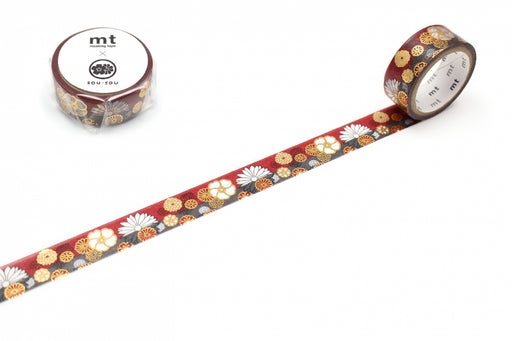 カモ井加工紙 マスキングテープ Kamoi　金襴緞子（きんらんど MTSOU314971910298763（10セット）