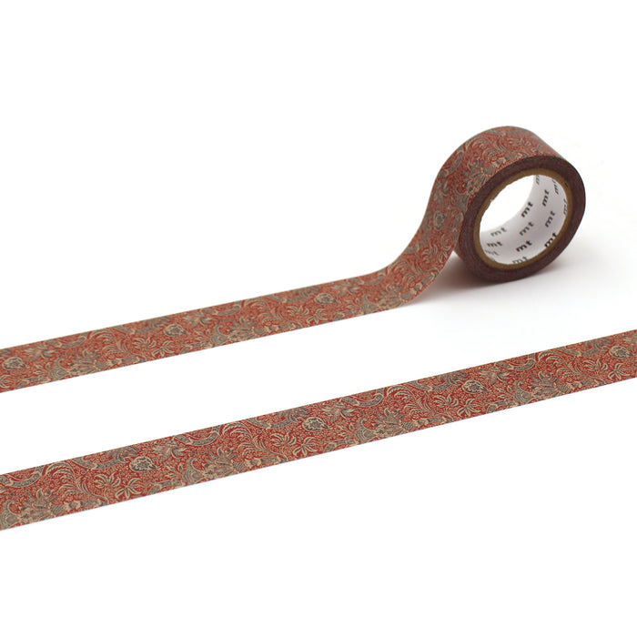 カモ井 ウィリアムモリス MTWILL16 カモ井加工紙 マスキングテープ Kamoi 4971910244456（10セット）