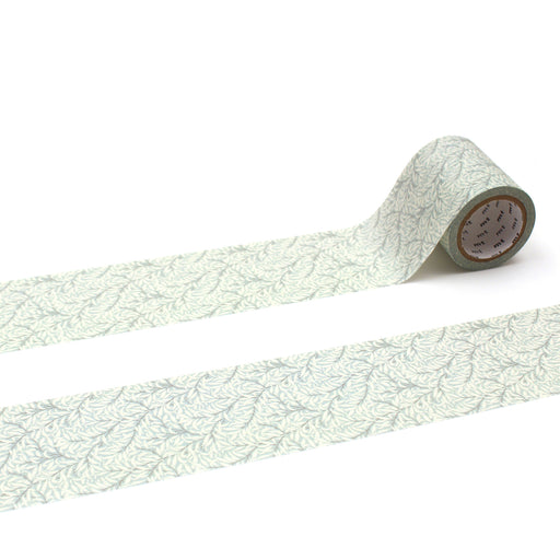 カモ井加工紙 マスキングテープ Kamoi KAMOI MTWILL19 mt ウィリアム・モリス Pure willow boughs Eggshell/Chalk カモ井加工紙 マスキングテープ Kamoi 4971910249307（10セット）