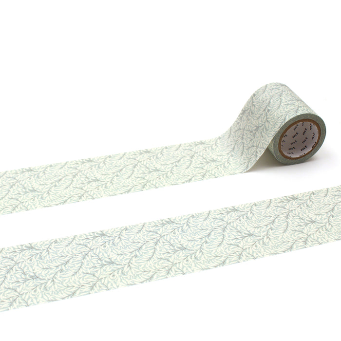 カモ井加工紙 マスキングテープ Kamoi KAMOI MTWILL19 mt ウィリアム・モリス Pure willow boughs Eggshell/Chalk カモ井加工紙 マスキングテープ Kamoi 4971910249307