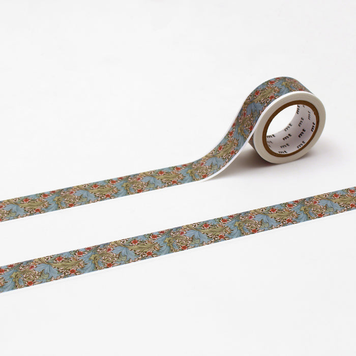 カモ井 ウィリアムモリス MTWILL22 カモ井加工紙 マスキングテープ Kamoi 4971910259870（10セット）