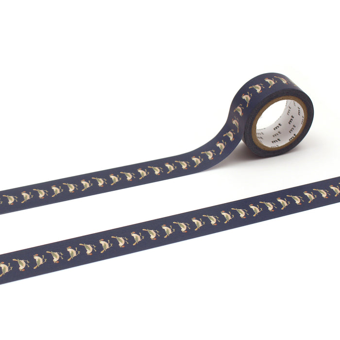 カモ井加工紙 マスキングテープ Kamoi mt×Morris &amp; Co. Strawberry Thief Bird 幅20mm×7m MTWILL25 カモ井加工紙 マスキングテープ Kamoi MTWILL25　4971910276808（10セット）