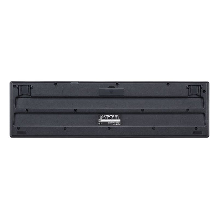 Sanwa Supply Teclado inalámbrico con ratón silencioso SKBWL39SETBK 4969887701058