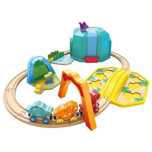 Kawada E3828 Hape Boîte de rangement pour rails de dinosaures 6943478039285