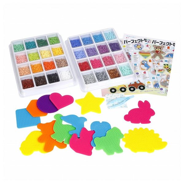 Kawada 80-54439 Contas Perler coloridas MAX! Conjunto perfeito 4972825222454