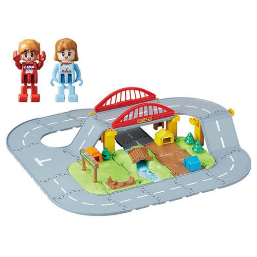 Takara Tomy ¡Juguemos en el camping! Conjunto de diseño 3D de Tomica Town 4904810949923