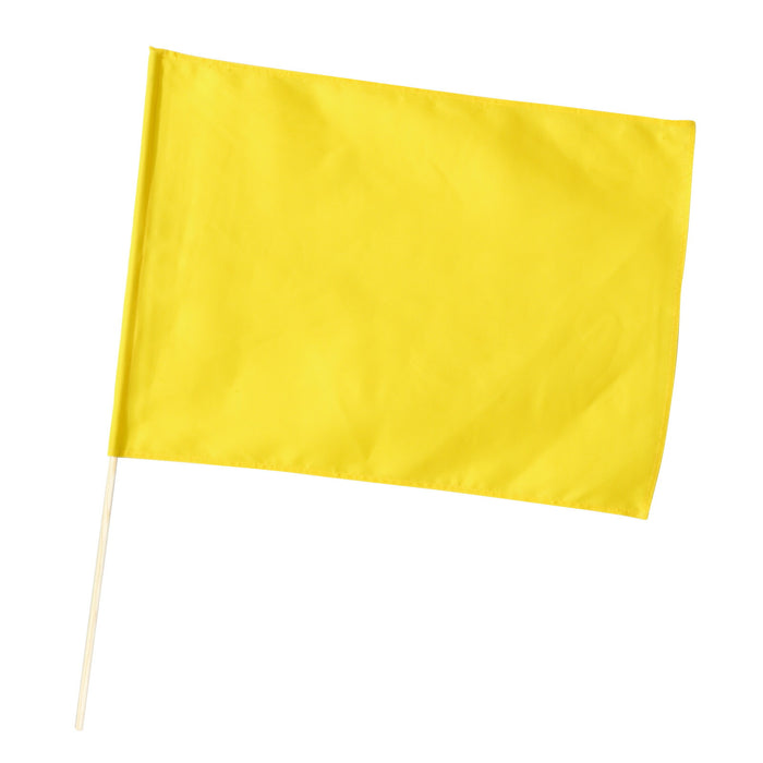 アーテック 小旗 黄 旗:W41×H30cm 旗竿:45cm(φ8mm) 4521718012797