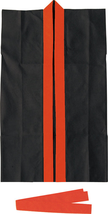 アーテック ﾛﾝｸﾞﾊｯﾋﾟ不織布 黒(赤襟)S(ﾊﾁﾏｷ付) 4521718015521