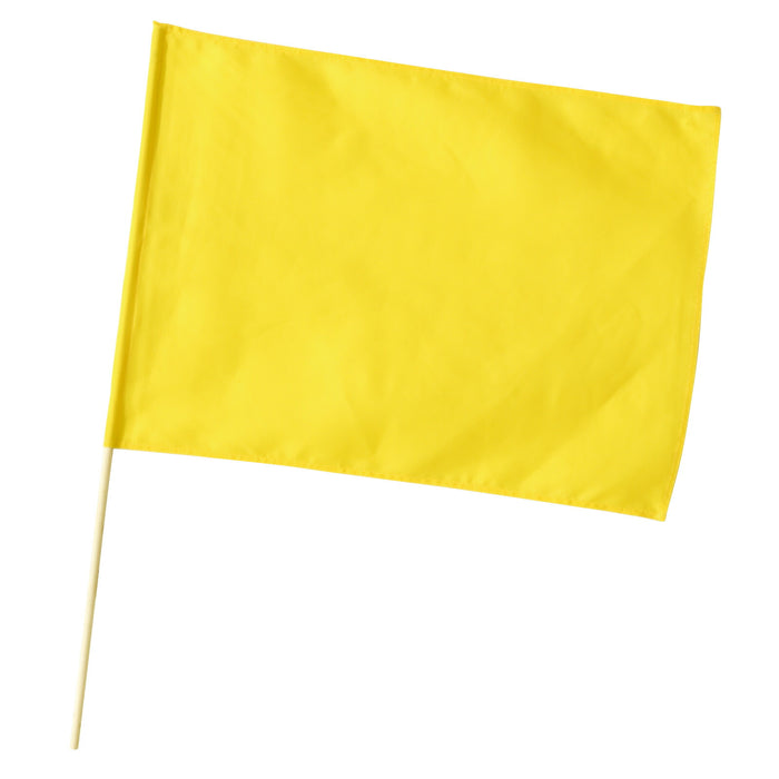アーテック 大旗 黄 旗:W59×H44cm 旗竿:75cm(φ12mm) 4521718018195
