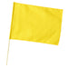 アーテック 大旗 黄 旗:W59×H44cm 旗竿:75cm(φ12mm) 4521718018195