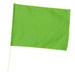アーテック 小旗 蛍光ｸﾞﾘｰﾝ 旗:W41×H30cm 旗竿:45cm(φ8mm) 4521718020525