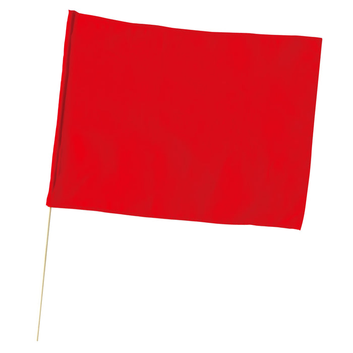 アーテック 特大旗 赤 旗:W80×H60cm 旗竿:100cm(φ12mm) 4521718021966