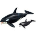 Takara Tomy Ania AL-08 Orca genitore e figlio (galleggiante nell'acqua Ver.) 4904810137634