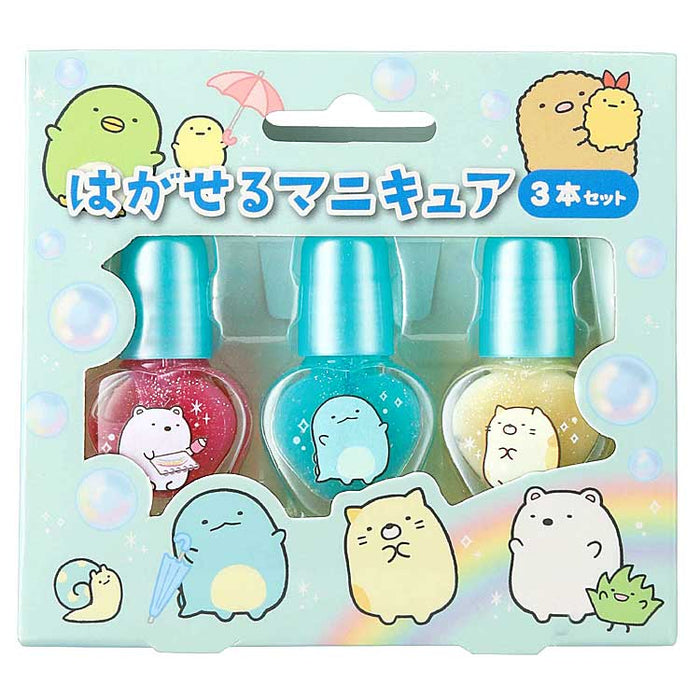 Wraith 900002 Sumikko Gurashi neglelak, der kan aftages, med 3 stk. 4589581115908