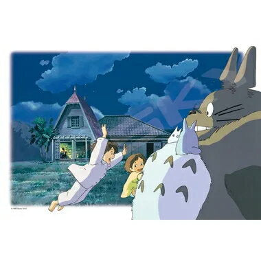 Ensky 300-427 Studio Ghibli Works ตัวต่อจิ๊กซอว์กระโดดไปที่ Totoro เพื่อนบ้านของฉัน Totoro 4970381506483