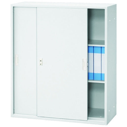 PLUS（プラス）オフィス家具 スチール引戸書庫 3段 MST105-S　